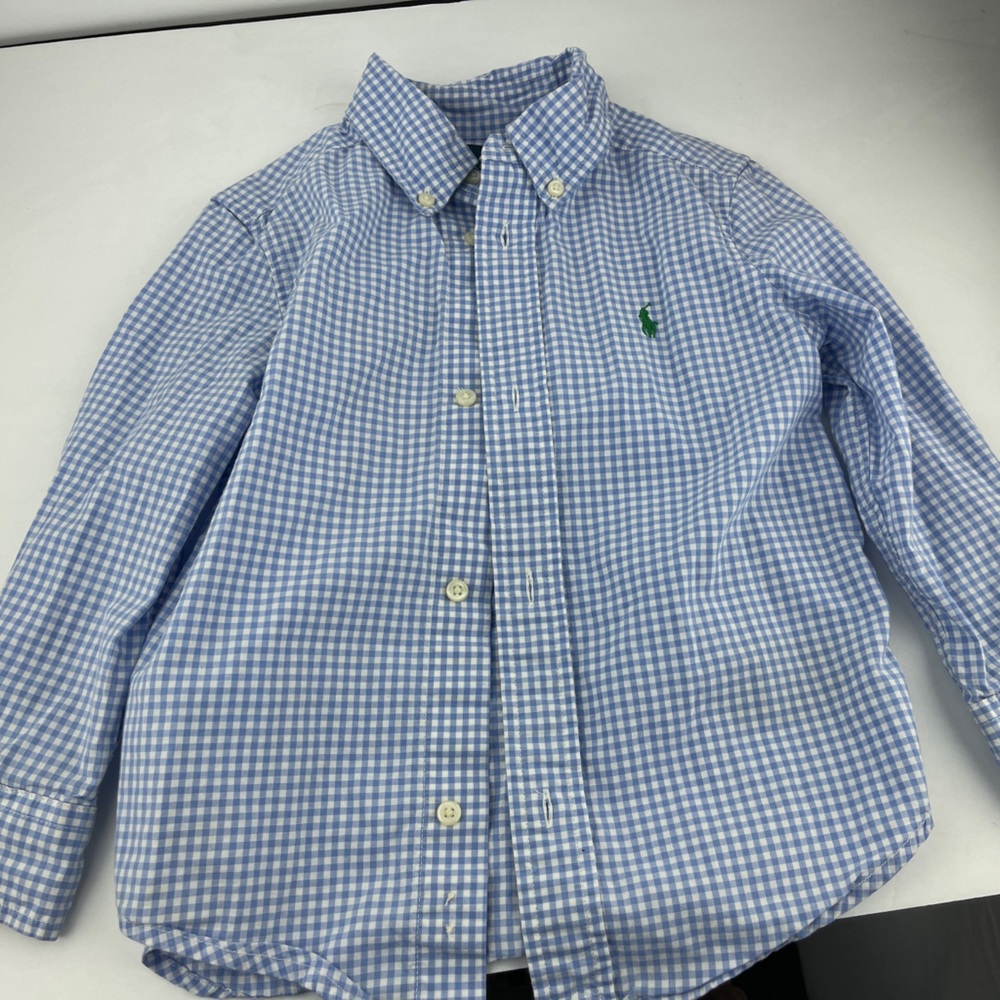 Ralph Lauren Boy’s long sleeve shirt 3T blue